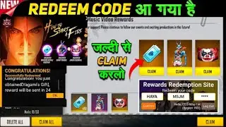 free fire today redeem code || 200% real and confirm || Gaming Adda.