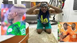 Victor Osimhen Crying As  Ivory Coast Beat Nigeria to Win AFCON 2023