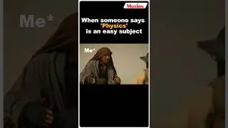 Who else think Physics is 'Easy'? 🤔😂| Physics Memes 🤣| Motion JEE #shorts #physics #jee2025
