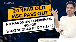 24 Year Old MSc Pass, Out No Hands on Experience, No Job, What Should He Do Next?