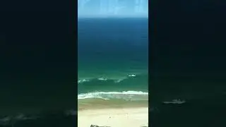 View of the ocean from the Q1 Building in Gold Coast Australia