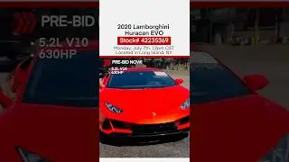 This 2020 Lamborghini HURACAN EVO has suspension issues. Emphasis on 