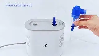 Compressor nebulizer AR05 for home and hospital use asthma and breathing problem treatment