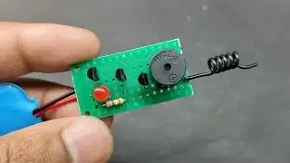Non Contact AC Line Detector Circuit using BC547 