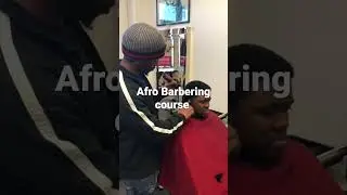 Afro barbering training