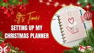 How TO SET UP YOUR CHRISTMAS OR HOLIDAY PLANNER | HAPPY PLANNER COMPANION PACKS | RACHELLE'S PLANS