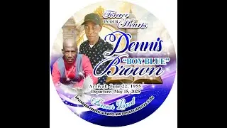 Thanksgiving Service for DENNIS BROWN - BOY BLUE at the Frazer Church of God of Prophecy