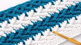 You should learn this new stitch! Fast and Relaxing crochet pattern