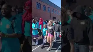 Local Special Olympics track and Field meet opening ceremony