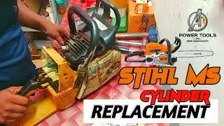 Stihl Ms460 Chainsaw Cylinder replacement 🧑🏼&zwj;🔧