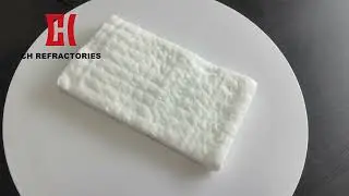 Acoustic Resistance Ceramic Fiber Blanket 1350 Degree Insulation