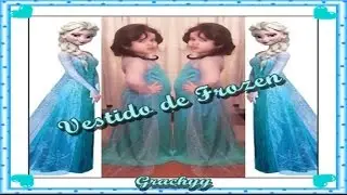 Confeccion del vestido de Elsa de Frozen 