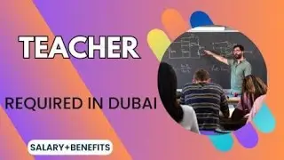 Teacher Required in Dubai UAE #jobsindubai #dubaijobs #job