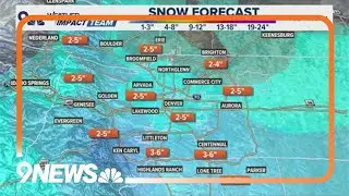 Latest forecast | Snow gets going late Monday night