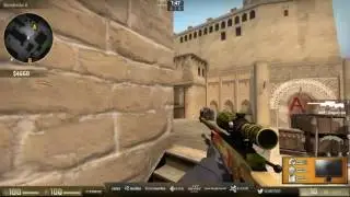 Позиционная игра с AWP [ by JW] на карте Mirage