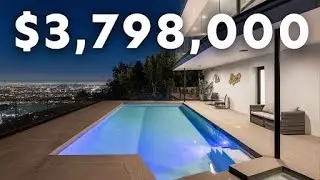 Touring a $3,798,000 HOLLYWOOD HILLS Modern Home With Insane Views!