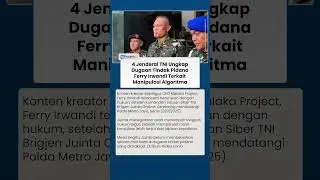 4 Jenderal TNI Datangi Polda Metro Usai Patroli Siber Temukan Tindak Pidana Ferry Irwandi