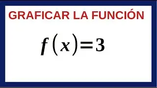 Gráfica de función Constante