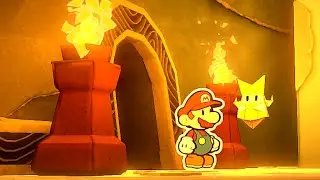 Earth Vellumental Temple - Paper Mario: The Origami King Walkthrough