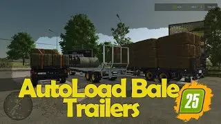 Farming Simulator 25 Autoload Bale Trailer Pack #mod #fs25
