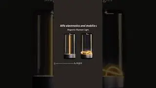 💡 Magnetic Filament Light &ndash; Stylish, Portable & Rechargeable | Home Decor & Desk Lighting