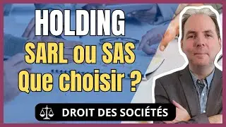 Holding SAS ou SARL : aspects juridiques, fiscaux et sociaux