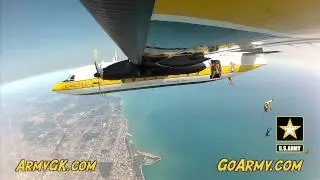 Army Golden Knights demonstration at NAS Corpus Christi