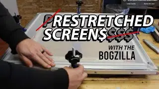 You're Wasting Money on Pre-Stretched Screens for Screen Printing (Do This Instead)!