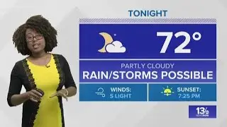 FORECAST: 13News Now at 11 p.m. on September 8, 2019