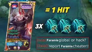 TOP 1 GLOBAL FARAMIS CRAZY 1 HIT BUILD FOR MID LANE!!😱 (100% 1 HIT) - FARAMIS TOP GLOBAL 2026!!