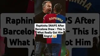 Raphinha SNAPS After Barcelona Draw! #raphinha #barcelona #soccer #ussoccerfans #youtubeshorts