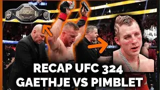 LES DIJE... REACCI&Oacute;N Y AN&Aacute;LISIS DEL UFC 324 GAETHJE VS PIMBLETT