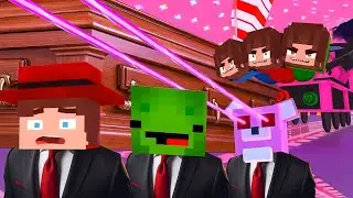 JJ s HIRL TRAIN EATER LOVE STORY in MAIZEN MINECRAFT ___COFFIN DANCE SONG (COVER) ||#coffindance