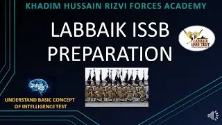 LABBAIK ISSB TEST  PREPARATION|| INTELLIGENCE TEST CONCEPT