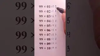 Only 1% Know This 99 Multiplication Trick #mathtrick #maths #mathematica #mathematics #education
