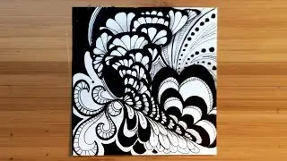 Nature Zentangle Time Lapse Doodle