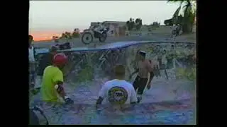 Nude Bowl pool skateboarding session 1990