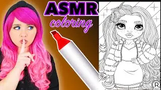 ASMR Coloring Rainbow High Poppy Rowan | Calming ASMR Coloring for Relaxation & Stress-Relief