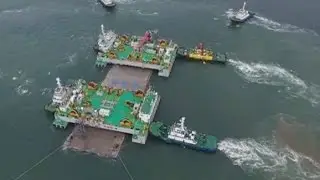 33rd Immersed Tube of HKZM Bridge Undersea Tunnel Arrives Ready for Installation