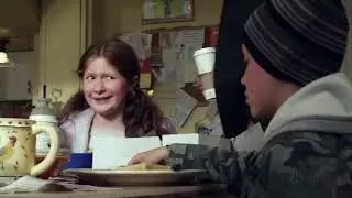 Emmy Rossum,Justin Chatwin,Emma Kenney, in Shameless - coffee and suger