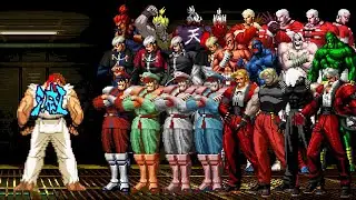 Master God Ryu Vs Super Bosses Team Mugen