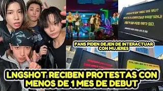 LNGSHOT RECIBE PROTESTAS DE FANS CON MENOS DE 1 MES DE DEBUT PIDEN DEJEN DE INTERACTUAR CON MUJERES
