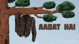 2/5 - Aadat Hai - Rath X Ether | Official Lyrical Video | TGTB - EP | Jaipur Hip Hop