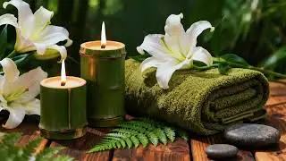 Bamboo Candle Spa &bull; Anxiety Relief &bull; Stress Detox 🌿