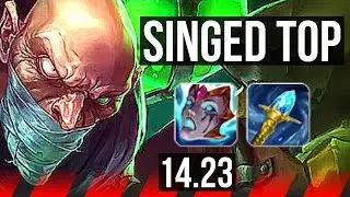 SINGED vs RAMMUS (TOP) | KR Diamond | 14.23