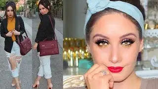 Glam Winter Makeup Tutorial 2015 | GRWM Outfit + Nails