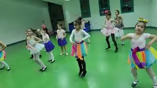 Zumba kids. Barbie. Training. School of dance 