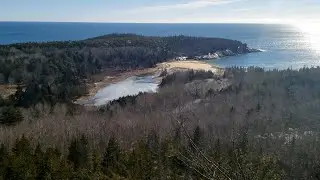 Acadia National Park in the Winter - VIDEO TOUR - Maine, USA