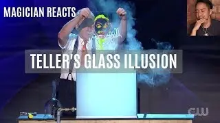 MAGICIAN REACTS TO TELLER'S GLASS ILLUSION-GLASS FACE DESTRUCTION ON PENN AND TELLER FOOL US 2019