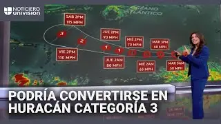 Tormenta tropical Erin podr&iacute;a convertirse en hurac&aacute;n categor&iacute;a 3: te mostramos su trayectoria